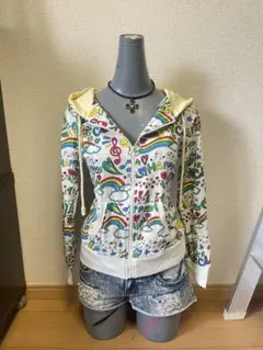 GAP ロゴパーカー y2k平成ギャル フェアリーグランジ ジップミント