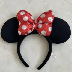 ミニーちゃんスパンコールカチューシャ