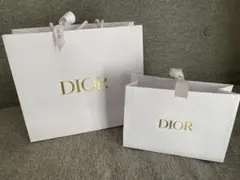 DIOR ホワイトショップ袋 大・小セット