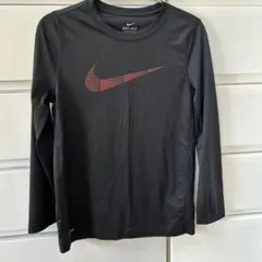 NIKE ナイキ DRY FIT キッズM 140 150 長袖 Tシャツ 黒