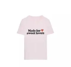 テキストダメージコットンTシャツ