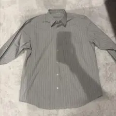 【未使用】GU メンズ ストライプシャツ