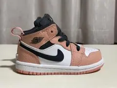 ベビーシューズ　Nike Jordan 1 Mid Pink Quartz TD