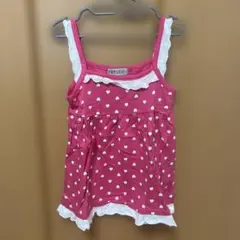 キッズ　タンクトップ　キャミソール　小さめ130