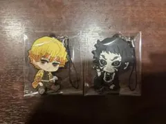 【鬼滅の刃 】ラバーストラップ　無限城編　我妻善逸・獪岳