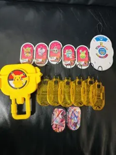 ポケモンメザスタ　タグホルダー　ピカチュウバージョン