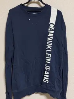 CALVIN KLEIN JEANS ネイビー トレーナー Mサイズ