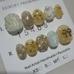 【現品】個性派　ショートネイルチップ