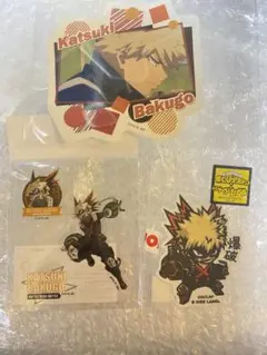 爆豪勝己　ステッカー　3点セット　ヒロアカ　僕のヒーローアカデミア