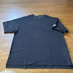 adidas ポケット付き Tシャツ ブラック Lサイズ