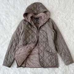 極美品✨ラベンハム キルティング ジャケット ボア カーキ フード 現行タグ M