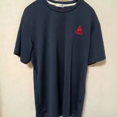 le coq sportif ネイビー 半袖シャツ　吸汗速乾