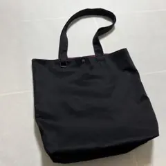 A4対応 ハンドメイド トートバッグ 黒 サブバッグ 内ポケット付き