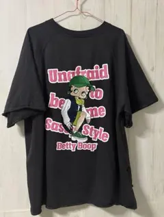 【新品・タグ付き】Betty Boop オーバーサイズ 半袖Tシャツ刺繍