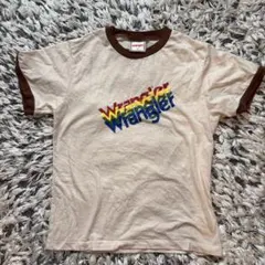 Wrangler リンガーTシャツ ベージュ S