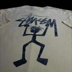 “シャドーマン” old stussy 90s 黒タグ Tシャツ USA製 L
