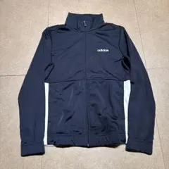 Adidas アディダス　トラックジャケット　ジャージ　紺　白　M