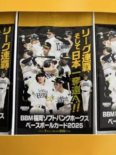 【未開封ボックス】BBM 福岡ソフトバンクホークス 2025 シュリンク付き BBM 福岡ソフトバンクホークスカード2025 新品未開封BOXシュリンク付き