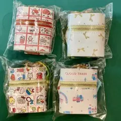 シモジマ　スカーフ付きポーチ　4種セット　タイトー限定　コンプ