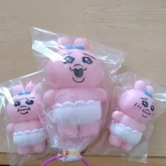 おぱんちゅうさぎ　ソフビフィギュア　3体セット