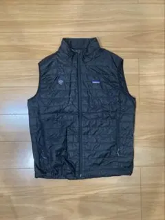 patagonia 20年製 ナノパフベスト ブラック 中綿 キルティング 企業