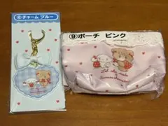 mikkoくじ　⑥チャーム⑨ポーチ２点セット