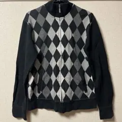 BURBERRY バーバリーブラックレーベル ジップアップニットジャケット