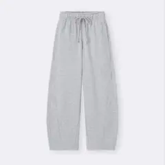GU スウェットバレルレッグパンツ