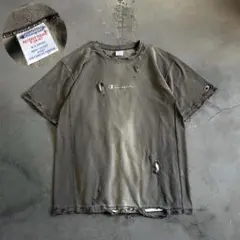 reverse weave ”チャンピオン“鬼フェード“boro t-shirt