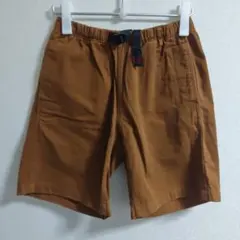 【GRAMICCI】ブラウン チノ ショートパンツ