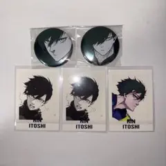 ブルーロック 糸師凛 ぱしゃこれ 缶バッジ 原画展