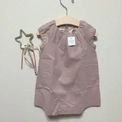 新品 ボンポワン コーデュロイ ピンク ワンピース 80 90