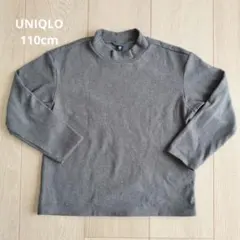 UNIQLO グレー フリースタートルネック 110cm