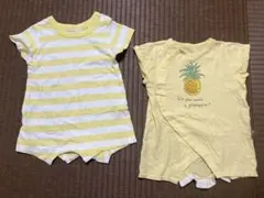 ロンパース　2点セット　60〜70cm/70〜80cm