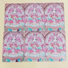 【匿名配送】名探偵プリキュア　キラキラカードグミ　バトンタッチ レアカード　5枚