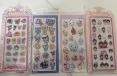 エンジェルブルー、しずく、モンチッチ　アクリルシールセット