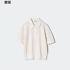 UNIQLO コットンポインテールポロセーター半袖 L