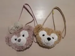 ダッフィー シェリーメイ ディズニーパスケース ポーチ 2点セット