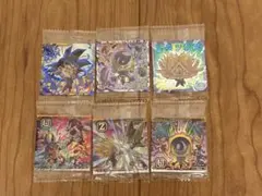 ドラゴンボール　ウエハース　シール　6種