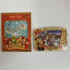 東京ディズニー　クリスマス　2015年　写真立て　フォトスタンド　2個セット