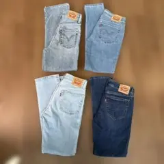 【まとめ売り】Levi's デニム 4本セット
