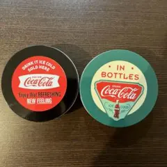 Coca-Cola レトロ缶ケース2個セット
