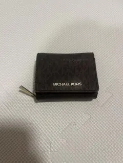 MICHAEL KORS ブラック 三つ折り財布