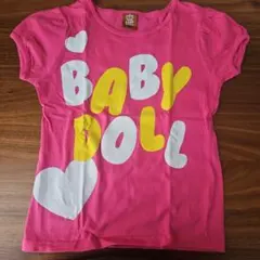 BABY DOLL Tシャツ 130サイズ ピンク
