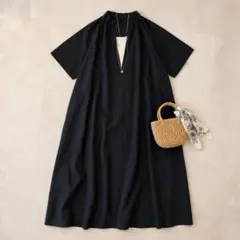 セオリーリュクス dryoxford ワンピース リネン カーキ 38 - メルカリ