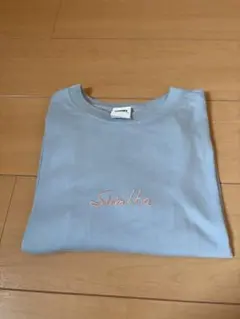 sumika 刺繍ロゴ Tシャツ アシッドブルー　グッズ
