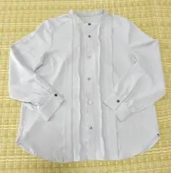 ロペピクニック　ブラウス長袖　ライトグレー 　Mサイズ