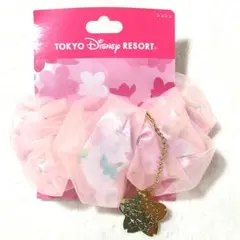 東京ディズニーリゾート 桜チャーム付きシュシュ　ミニー