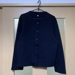 無印良品二重編みスウェットカーディガン