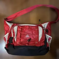 美品　adidas ショルダーバッグ レッド/ブラック